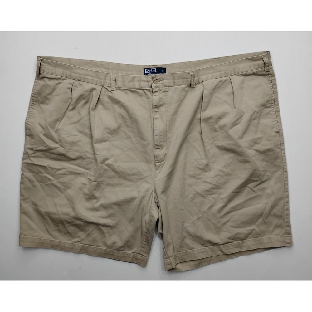 Polo Ralph Lauren Shorts Mens 54B Big Tyler Short Chino Pleated Front Cotton